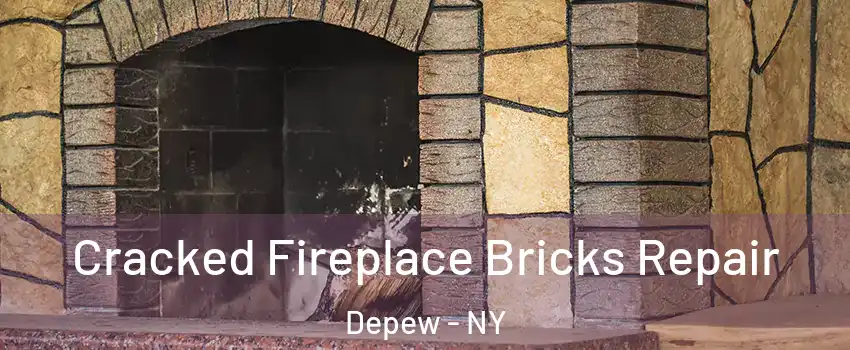  Cracked Fireplace Bricks Repair Depew - NY