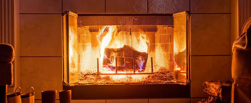 Mendota Hearth Landscape Fireplace Installation in Depew, New York