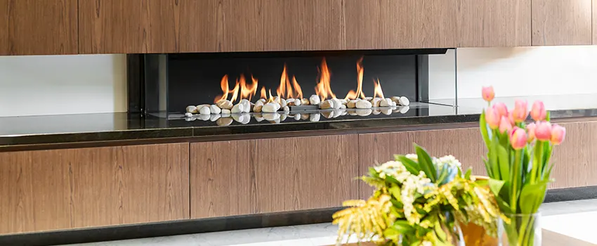 Double-height Fireplace Design Refurbishment in Depew, New York